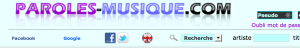 Screenshot of English language selector, represented by a circular Union Jack button